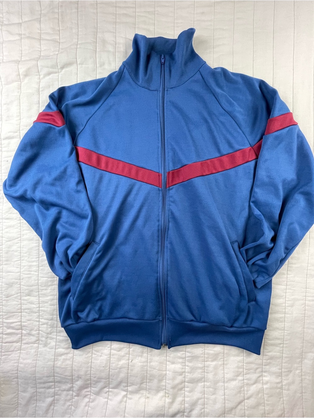 VTG Haband of Patterson Blue Men’s Full-Zip Track Jacket XL
